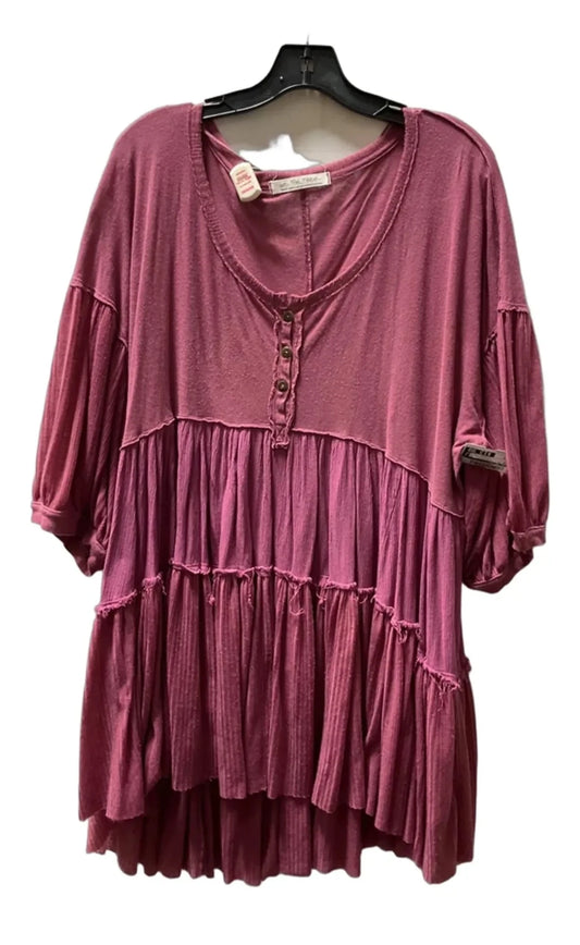 Top Short Sleeve By We The Free In Red, Size: S