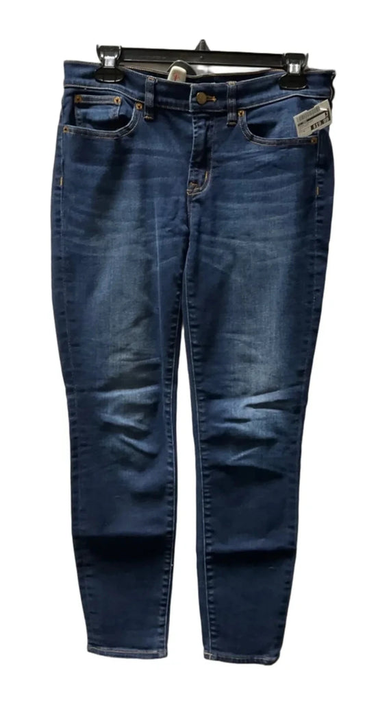 Jeans Straight By J. Crew In Blue Denim, Size: 8