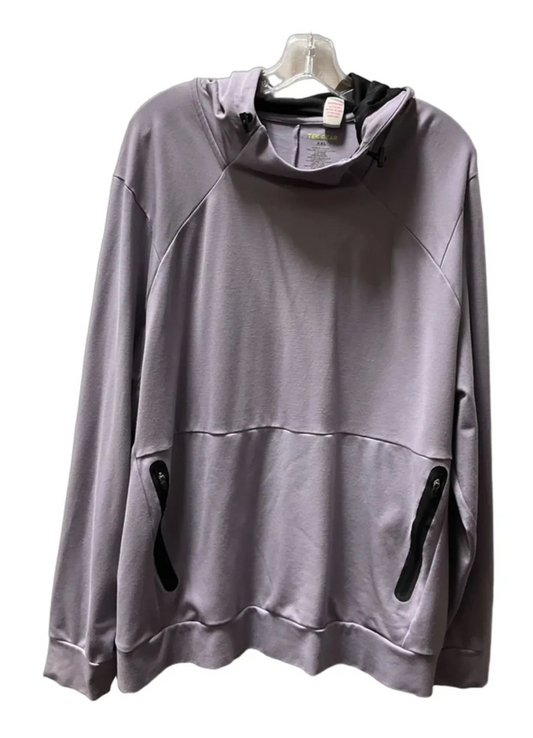 Sweatshirt Hoodie By Tek Gear In Grey, Size: Xxl