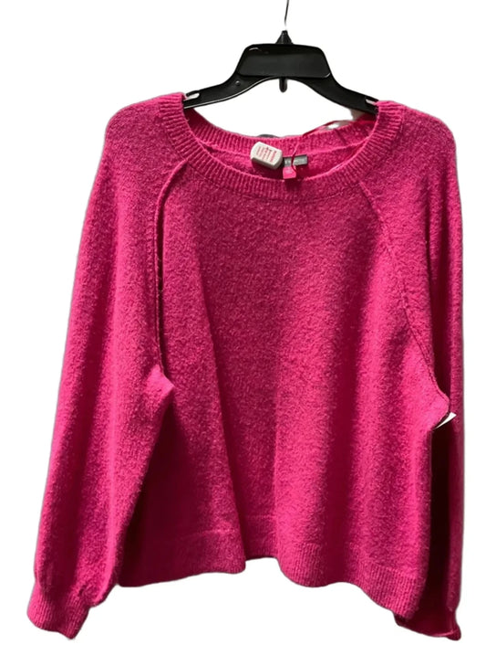 Sweater By Vince Camuto In Pink, Size: L