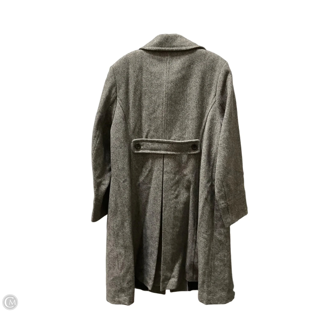 Coat Wool By Lands End In Grey, Size: 16