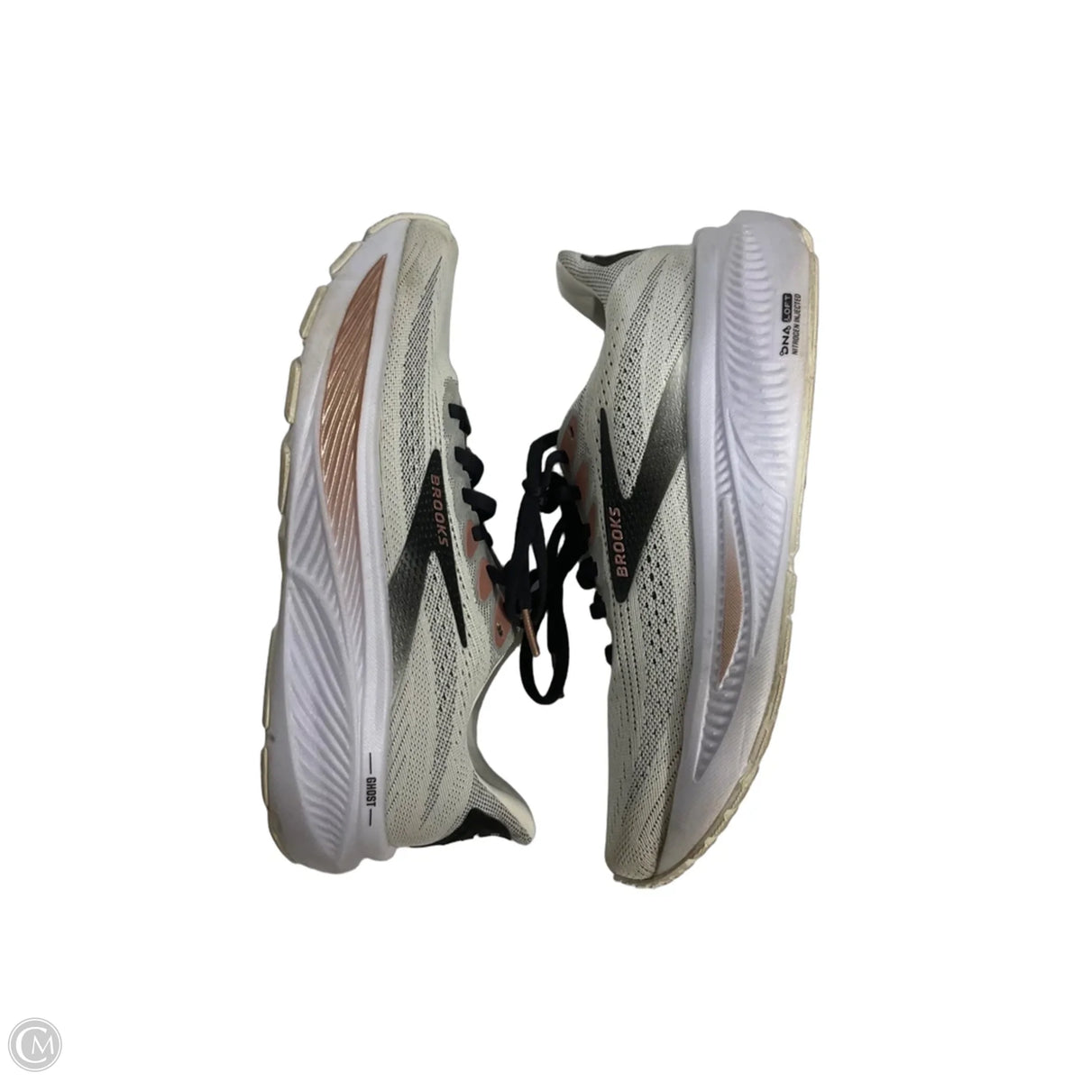 Shoes Athletic By Brooks In White, Size: 8.5