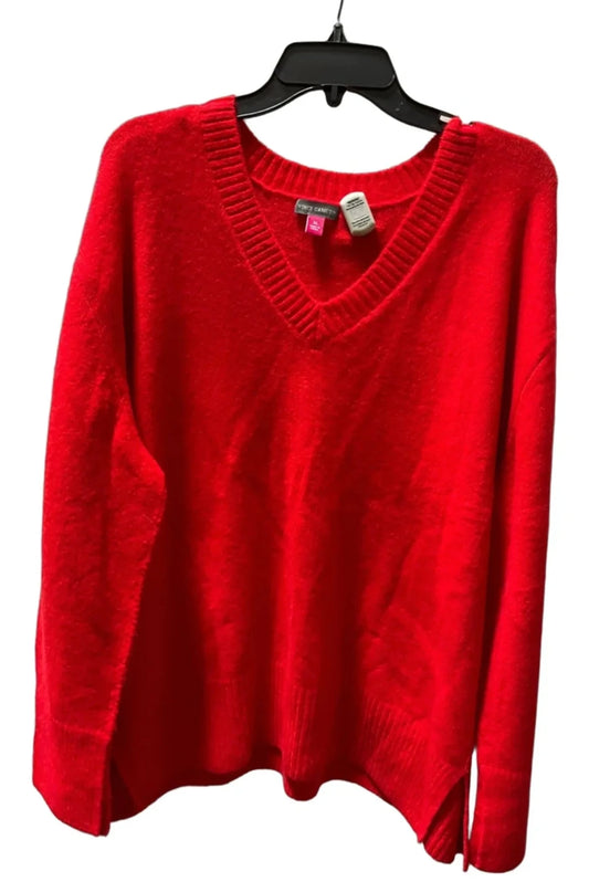 Sweater By Vince Camuto In Red, Size: Xl
