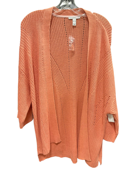 Cardigan By Isaac Mizrahi Live Qvc In Orange, Size: Xl