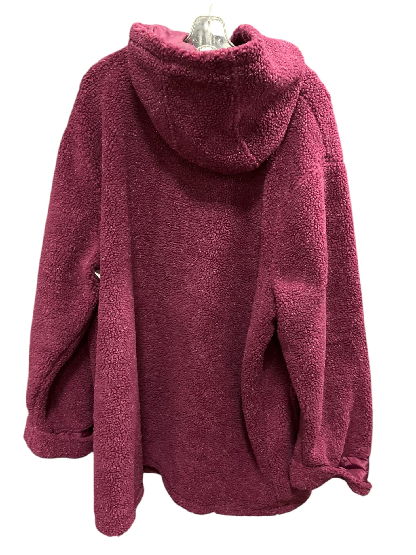 Jacket Other By Woman Within In Maroon, Size: 3x