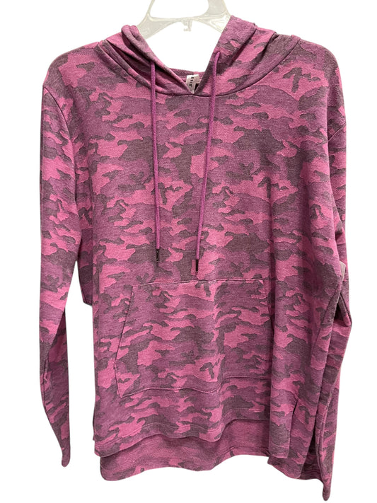 Sweatshirt Hoodie By Clothes Mentor In Camoflauge, Size: M