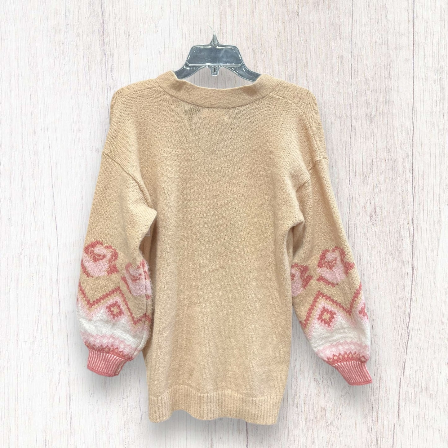 Sweater Cardigan By Lc Lauren Conrad In Beige, Size: S