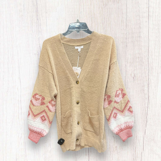 Sweater Cardigan By Lc Lauren Conrad In Beige, Size: S