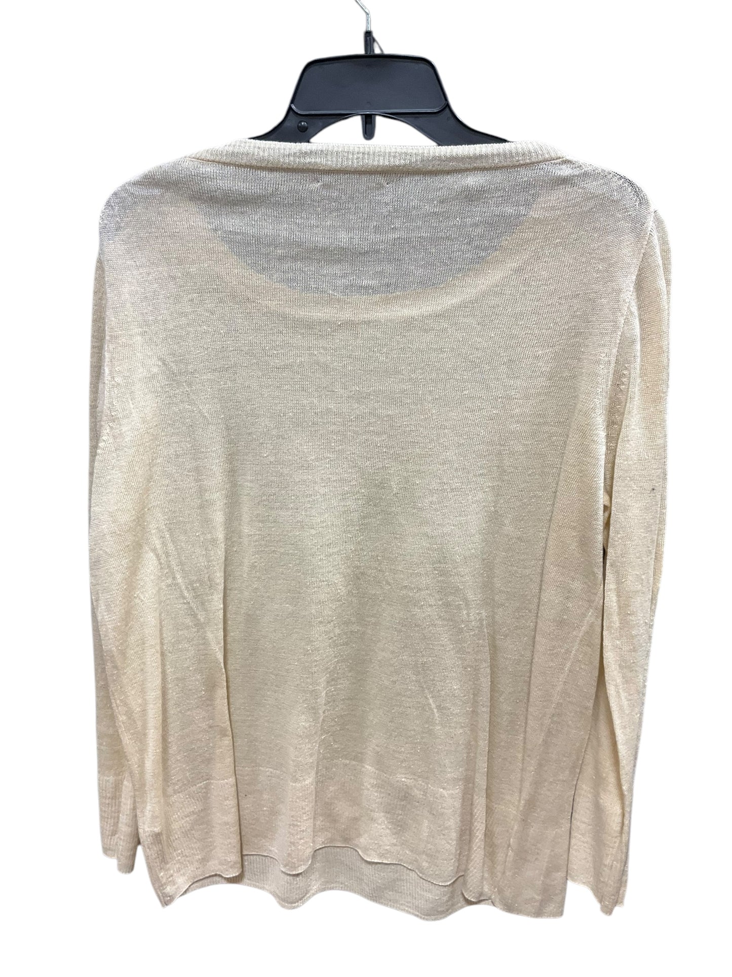 Top Long Sleeve Basic By J Crew In Yellow, Size: Xs