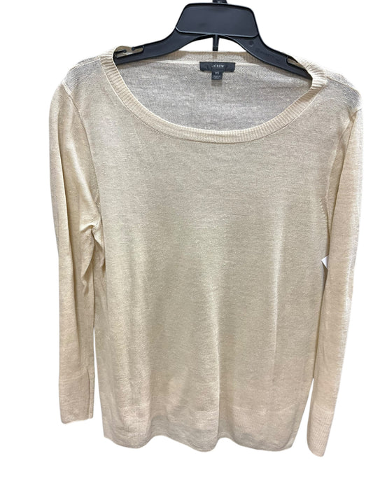 Top Long Sleeve Basic By J Crew In Yellow, Size: Xs