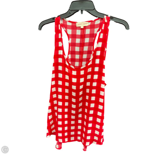 Top Sleeveless Basic By Eight Sixty In Checkered Pattern, Size: L