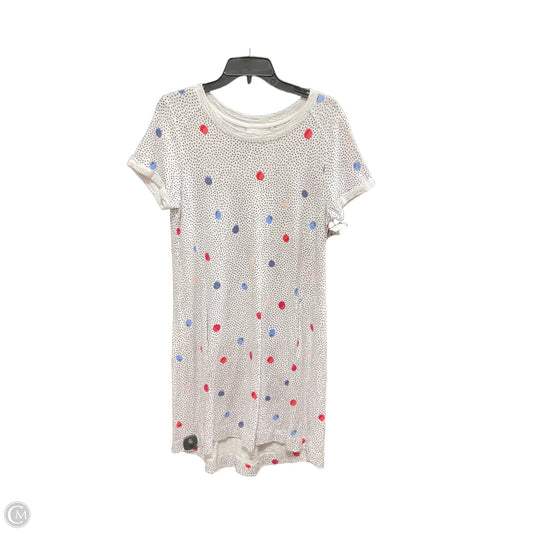 Dress Casual Short By Clothes Mentor In Blue Red & White, Size: S
