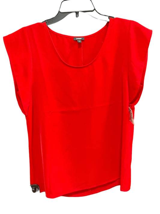 Red Top Short Sleeve Express, Size S