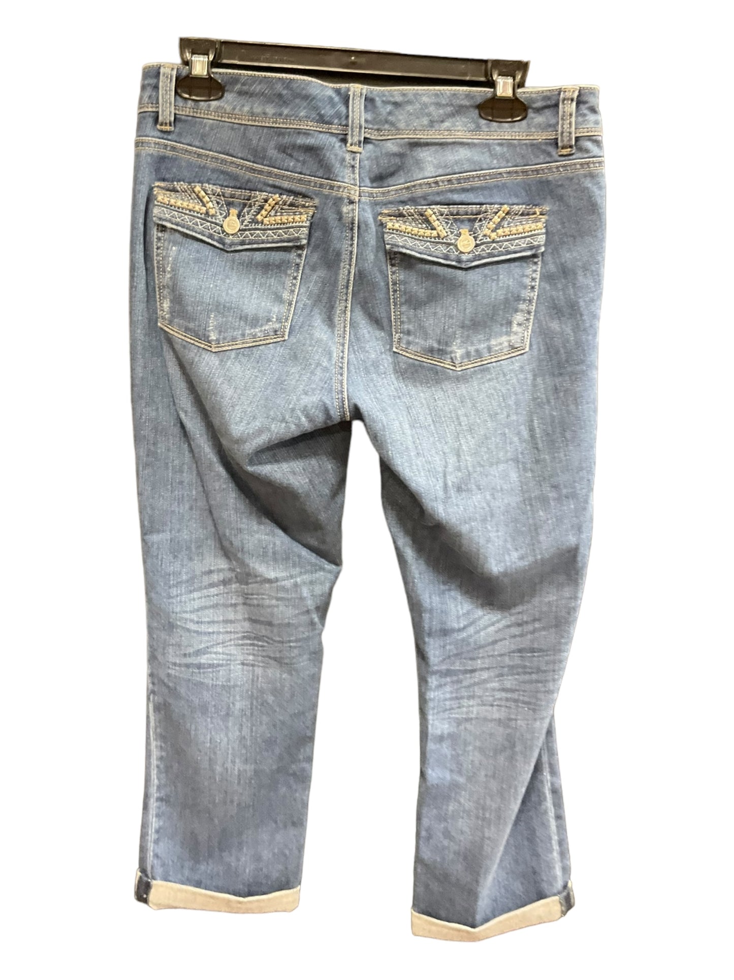 Blue Denim Jeans Straight White House Black Market, Size 6