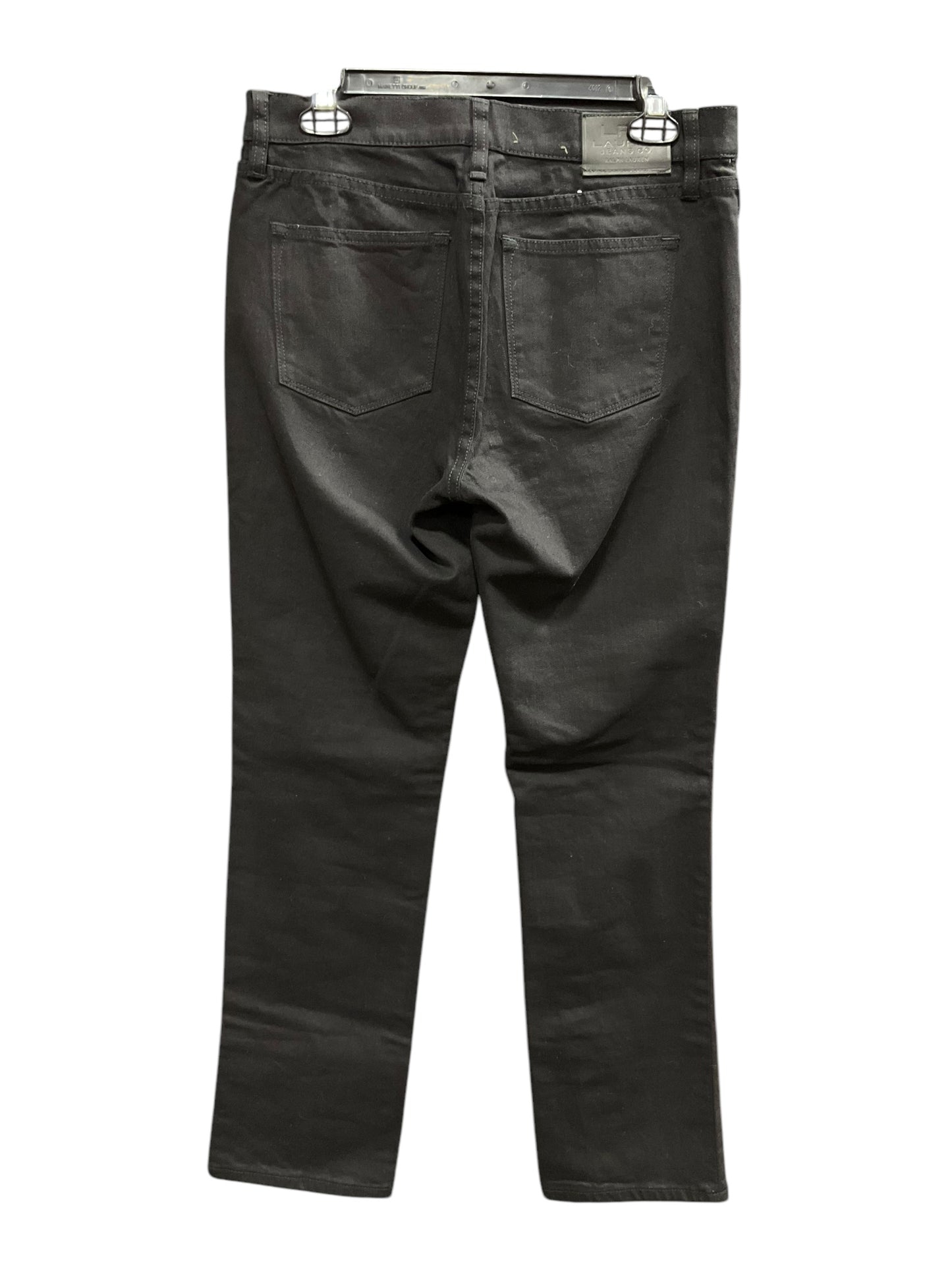 Jeans Straight By Lauren By Ralph Lauren In Black, Size: 6