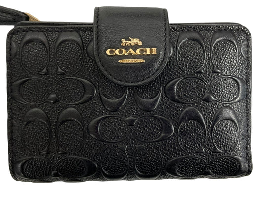 Wallet Leather By Coach  Size: Medium