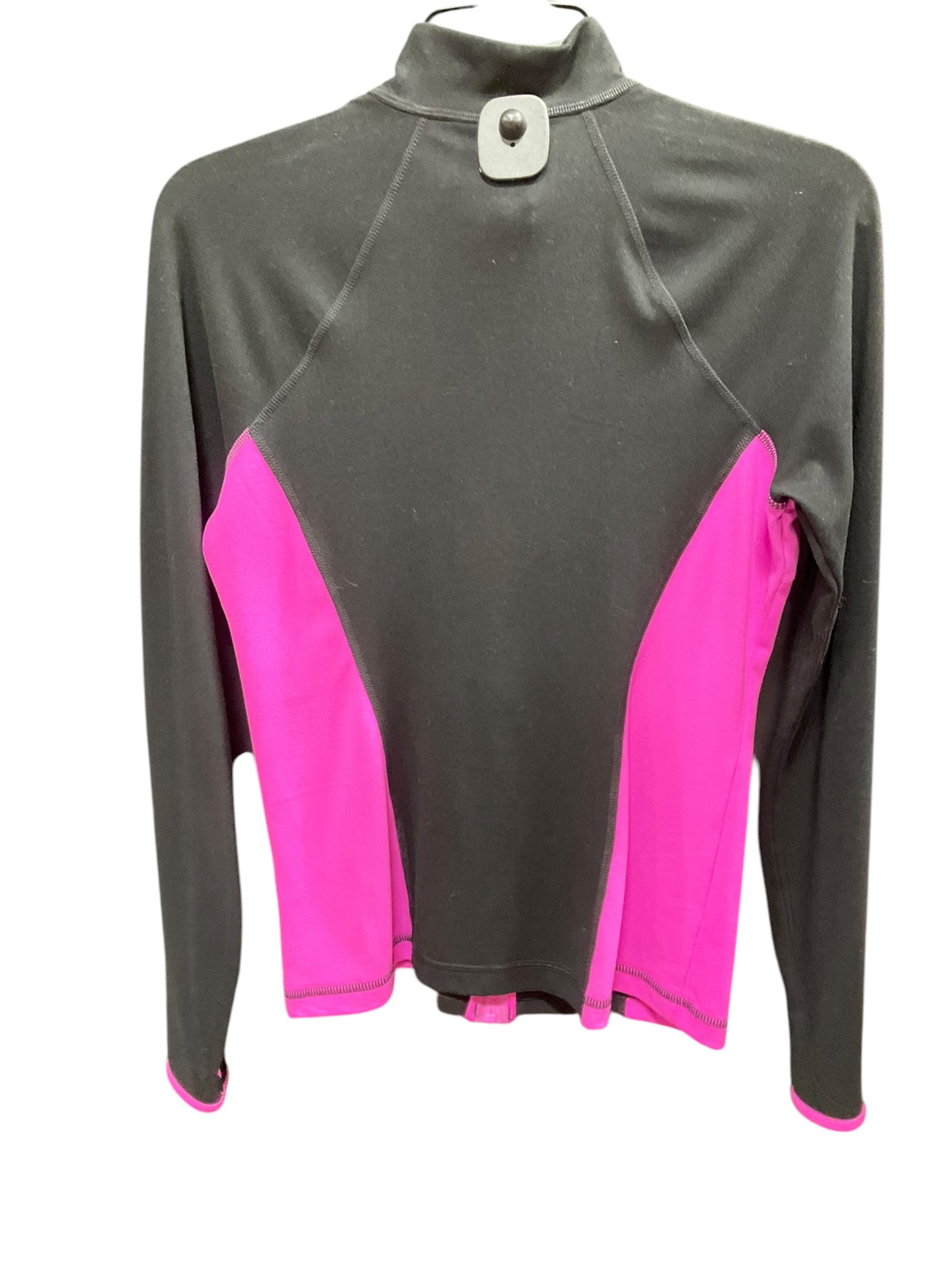 Athletic Jacket By Fila In Black & Pink, Size: Xs