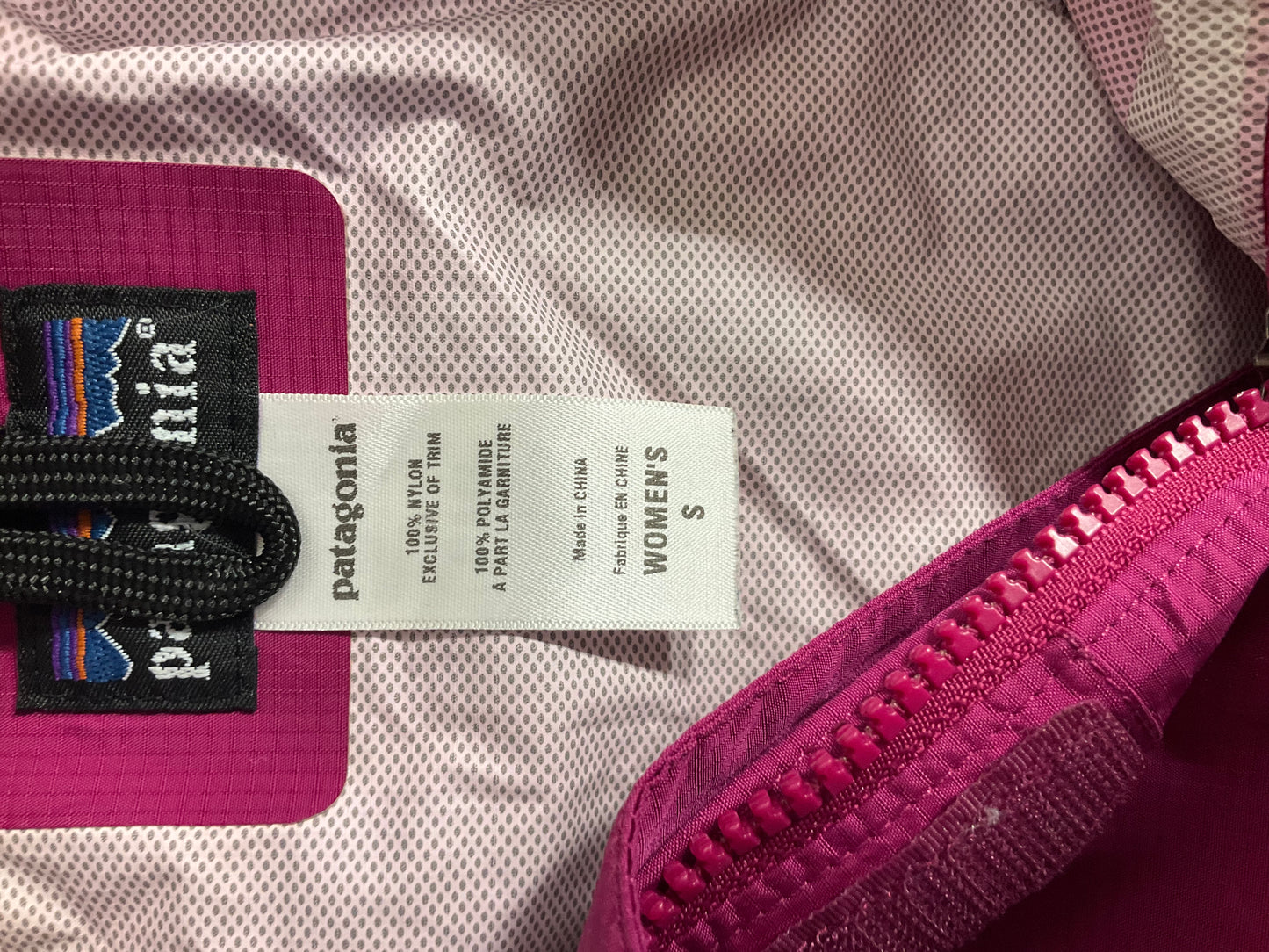 Pink Athletic Jacket Patagonia, Size S