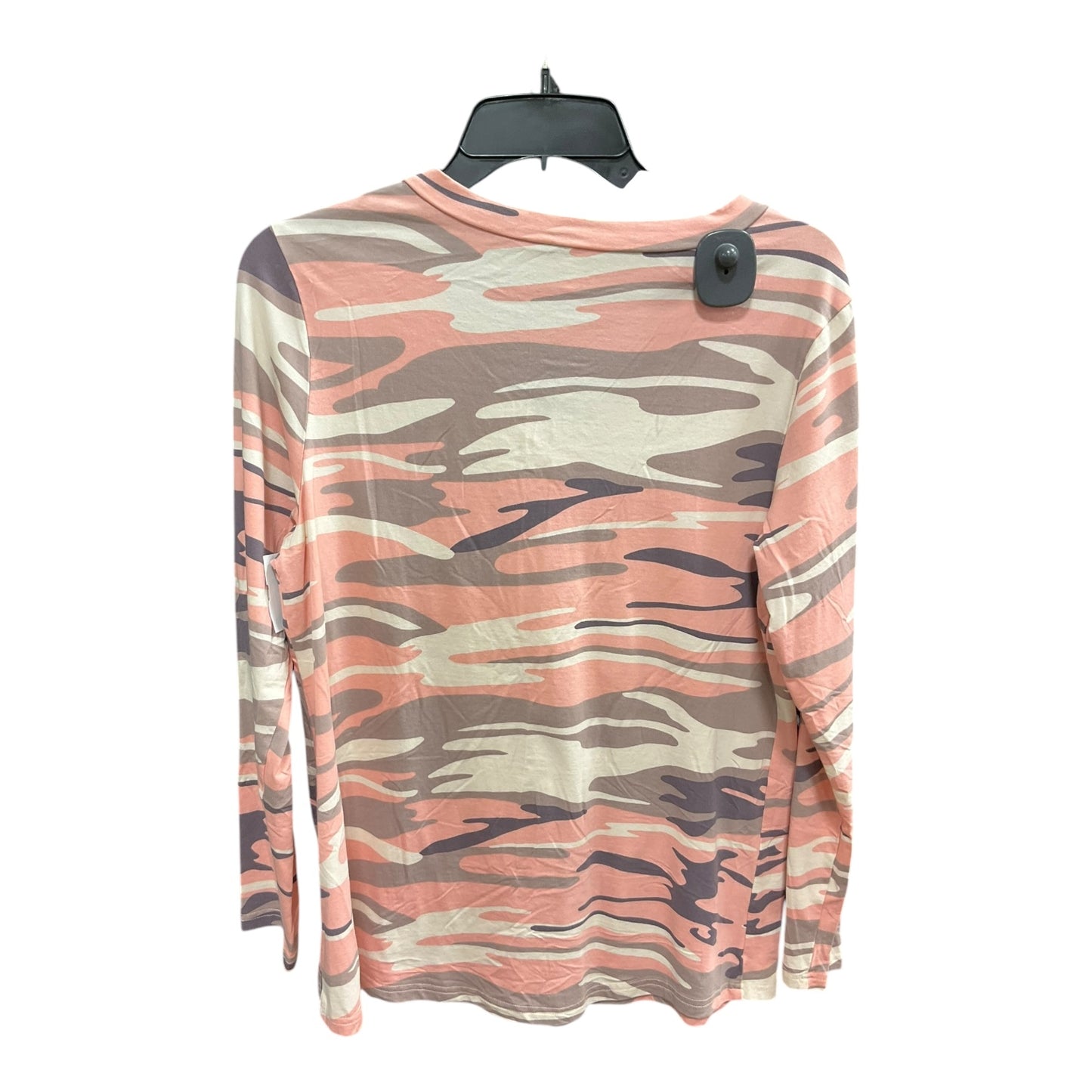 Top Long Sleeve Basic By Clothes Mentor In Camouflage Print, Size: Xl
