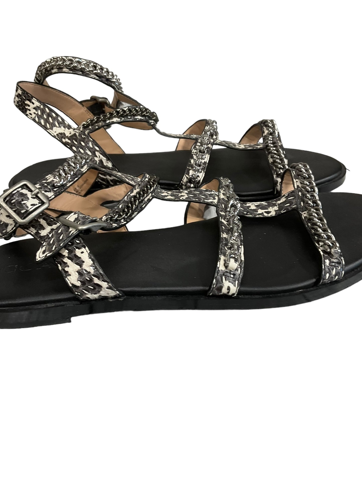 Sandals Designer By Coach In Animal Print, Size: 9.5