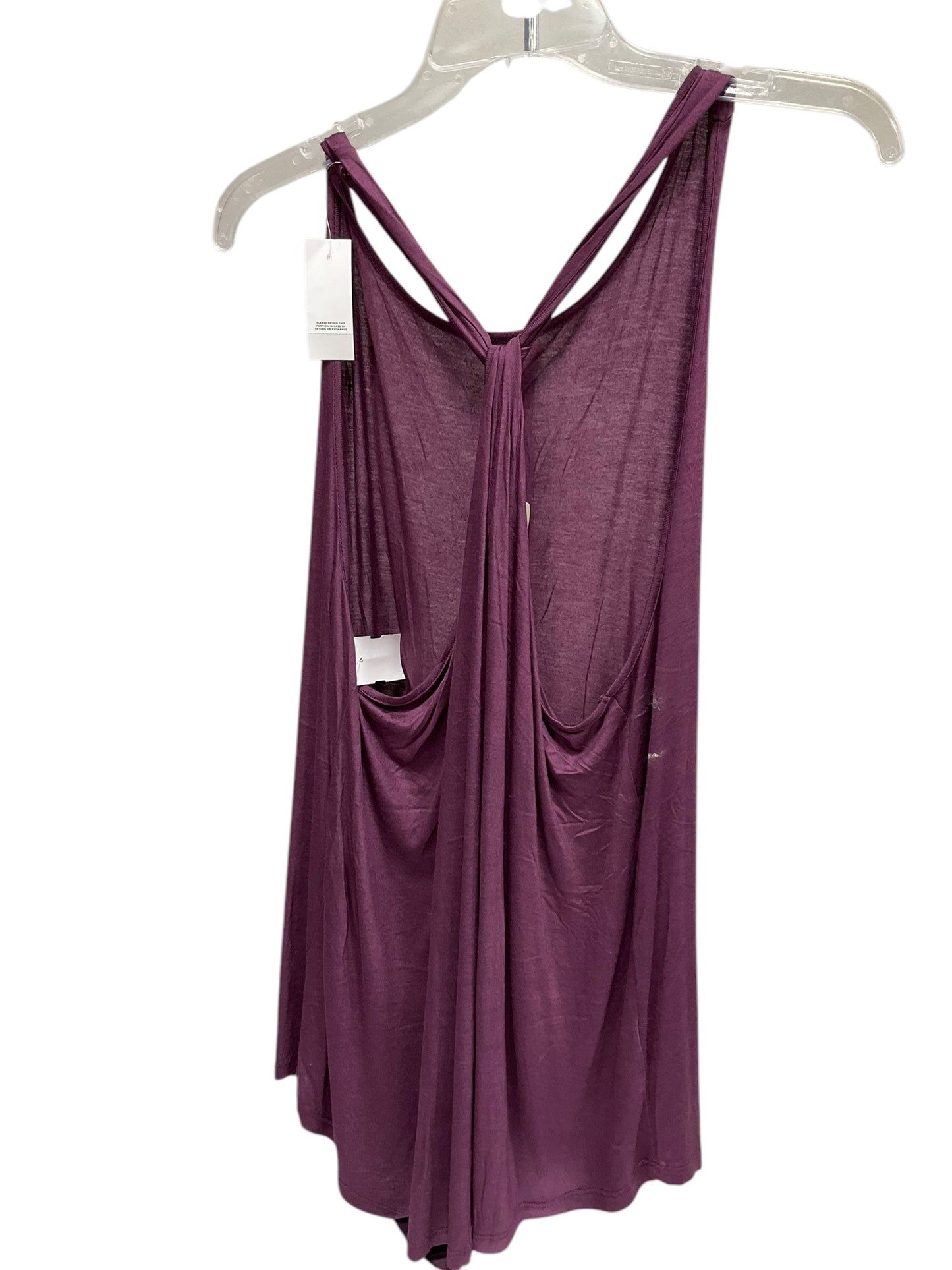 Top Sleeveless Basic By Loft In Purple, Size: Xl