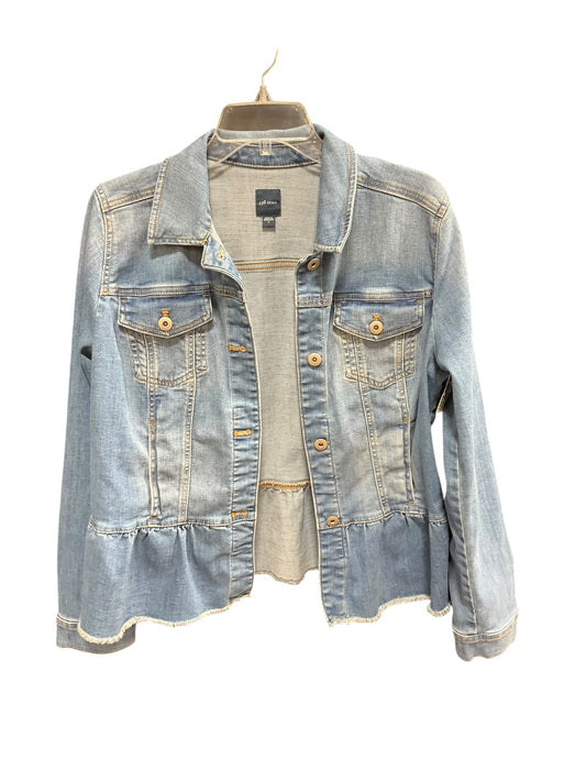 Jacket Denim By J. Jill In Blue Denim, Size: 6