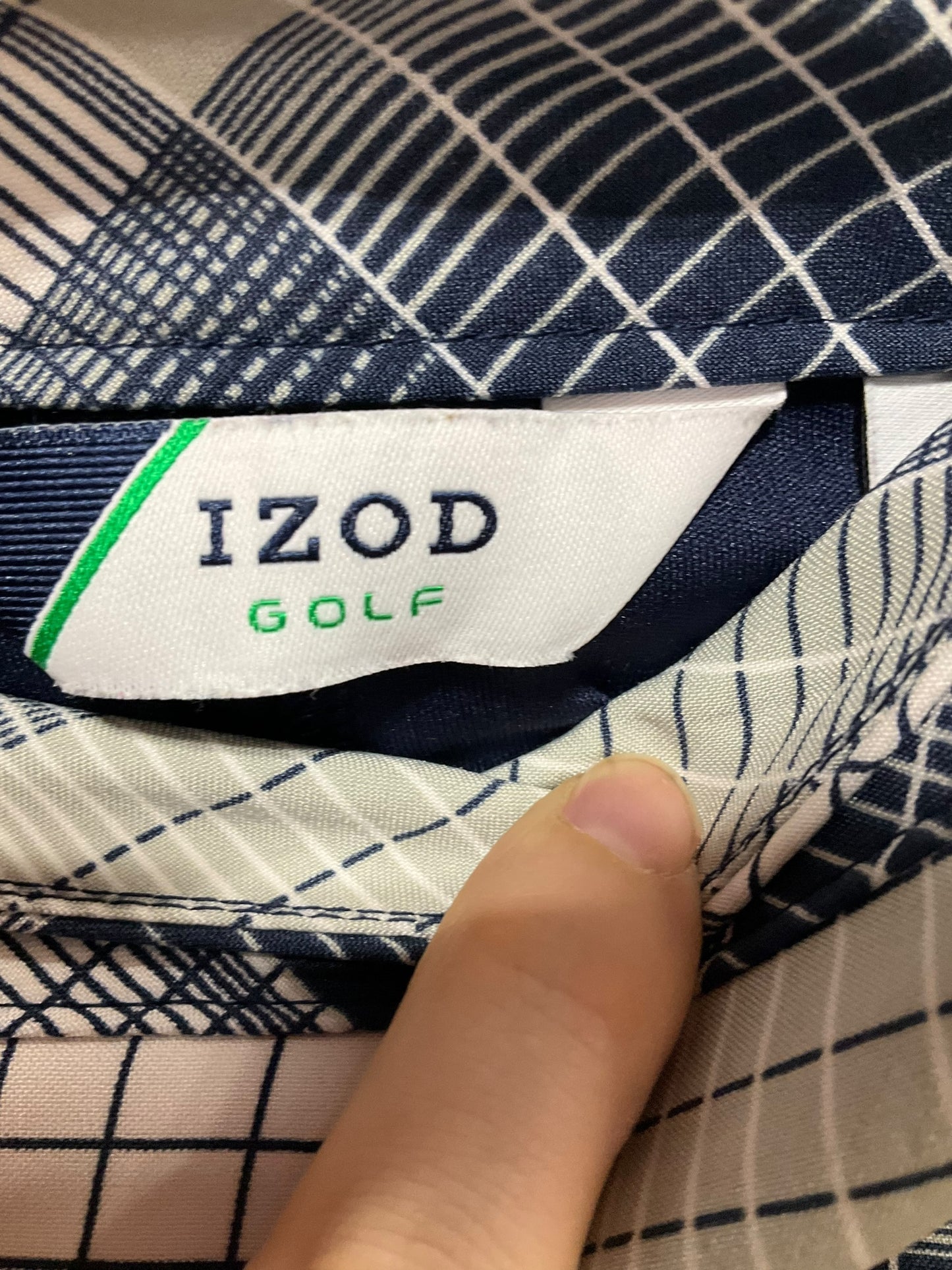 Athletic Skort By Izod In Blue & White, Size: M