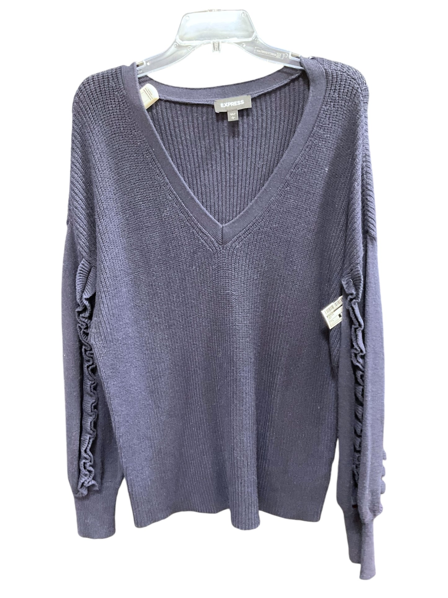 Sweater By Express In Navy, Size: L