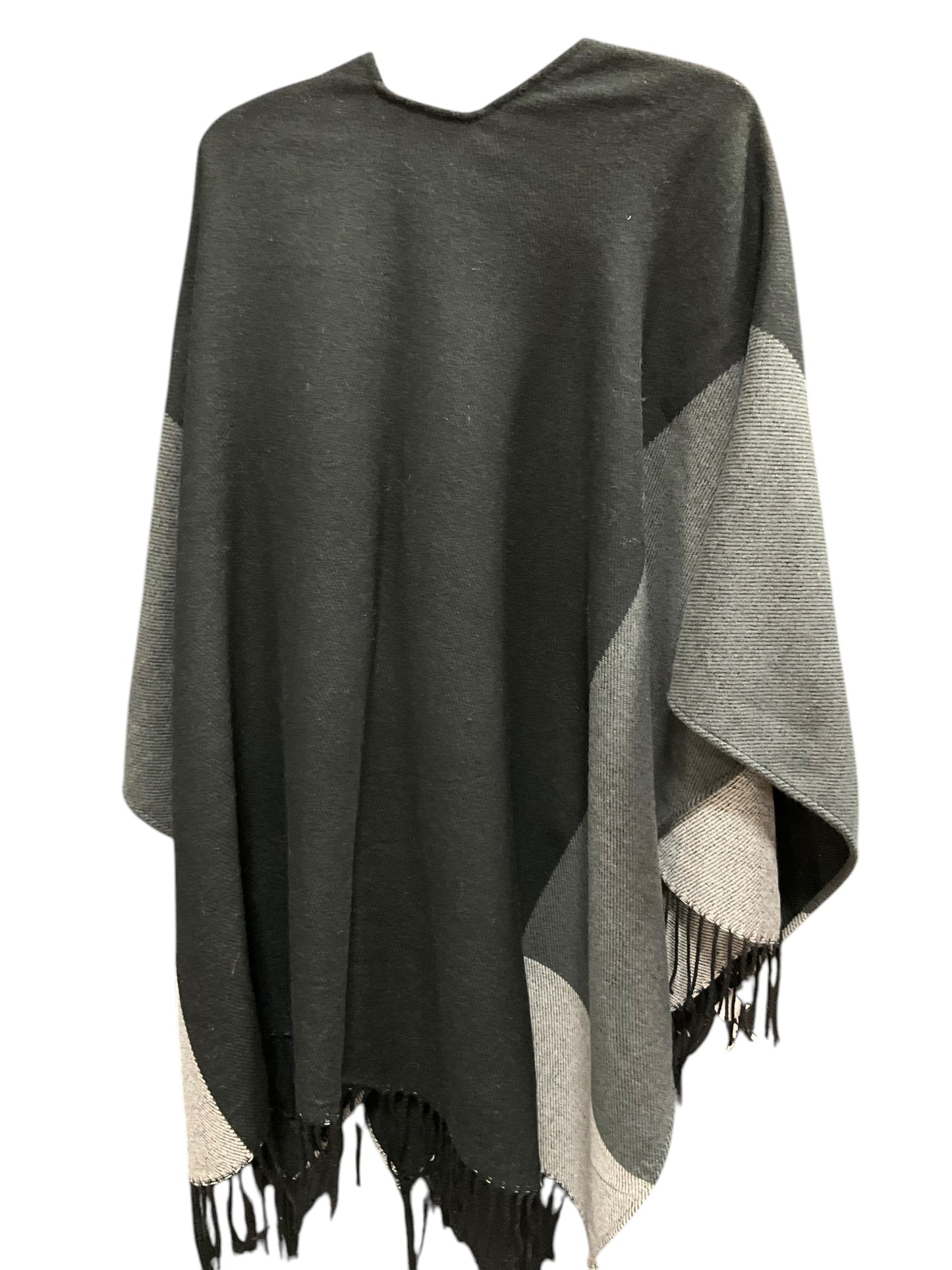 Shawl By Vince Camuto In Black & White, Size: Osfm