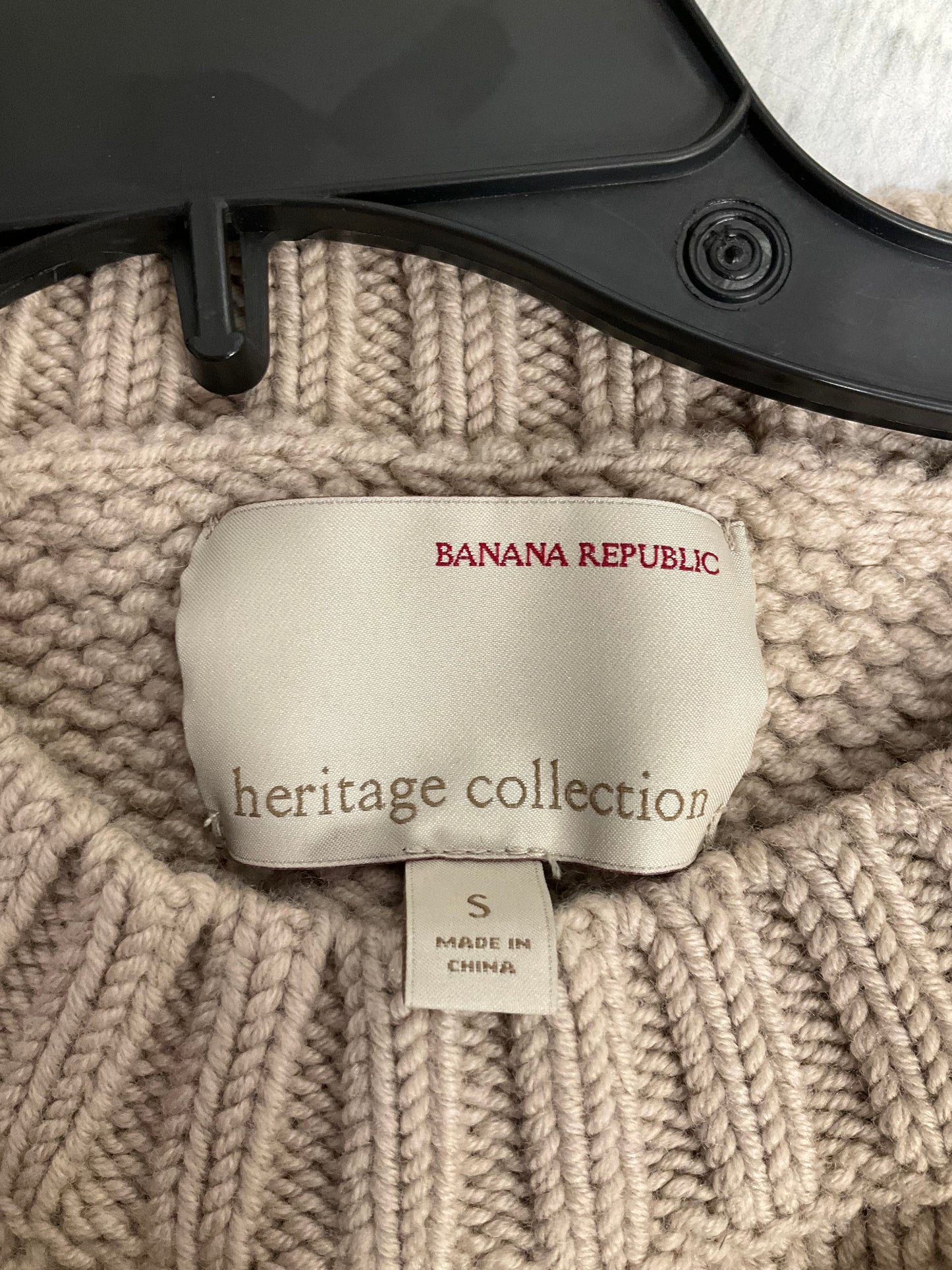 Sweater By Banana Republic In Tan, Size: S