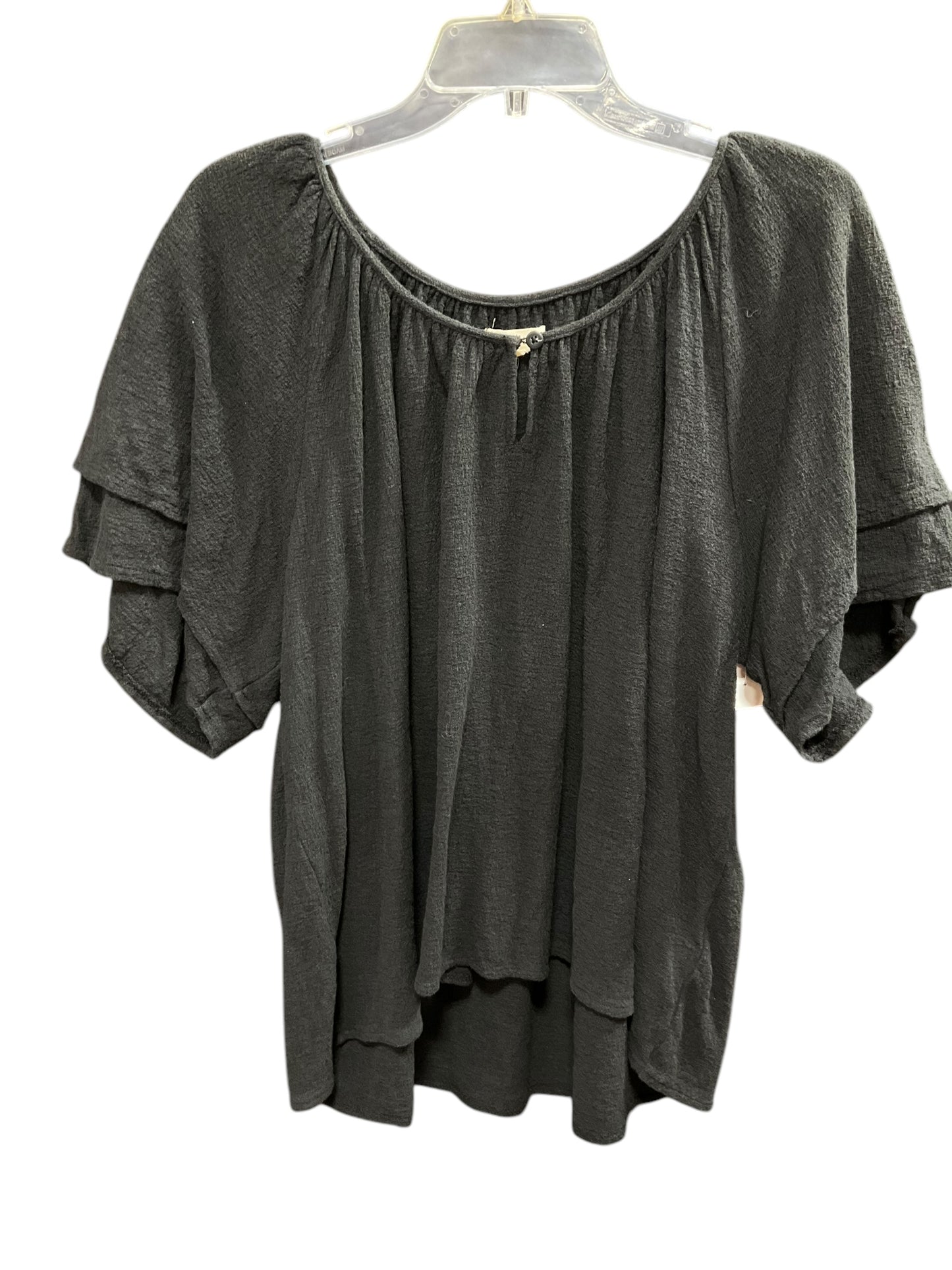 Top Short Sleeve Basic By Madewell In Black, Size: 2x