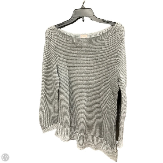 Sweater By Chicos In Grey, Size: L