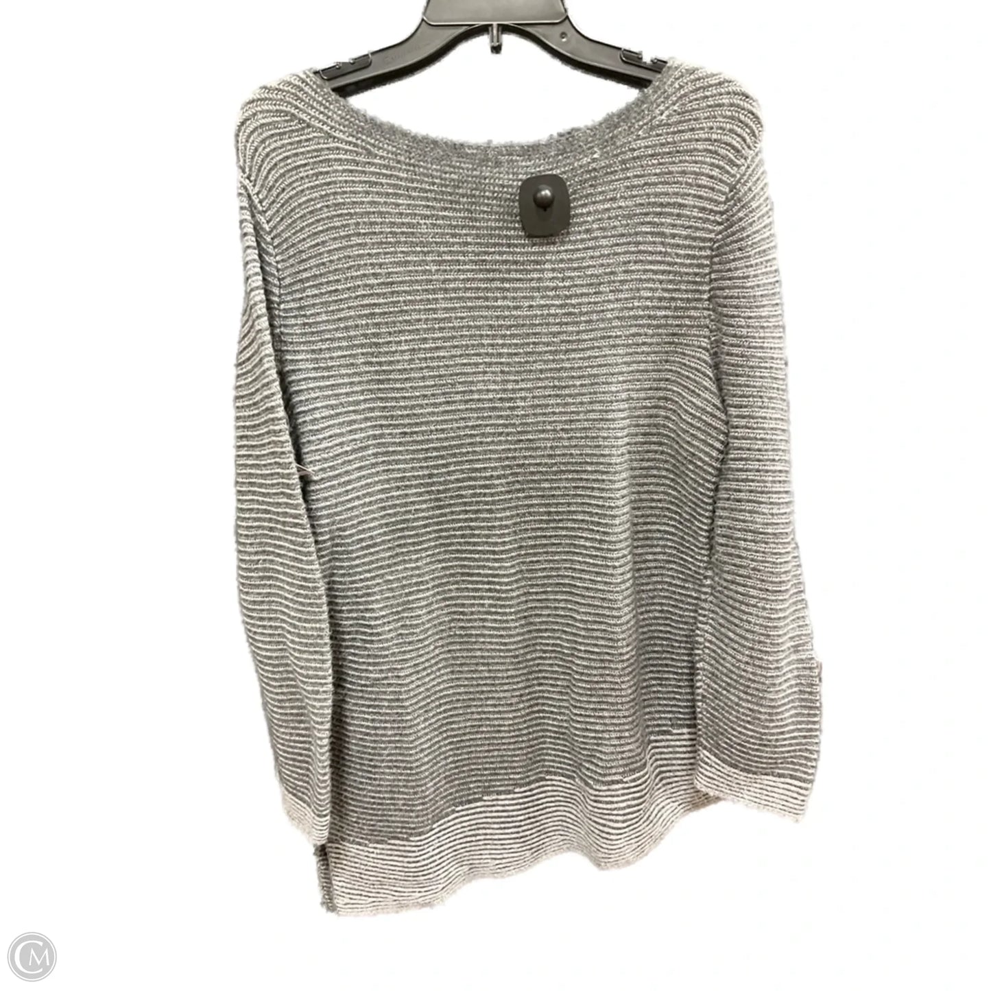 Sweater By Chicos In Grey, Size: L