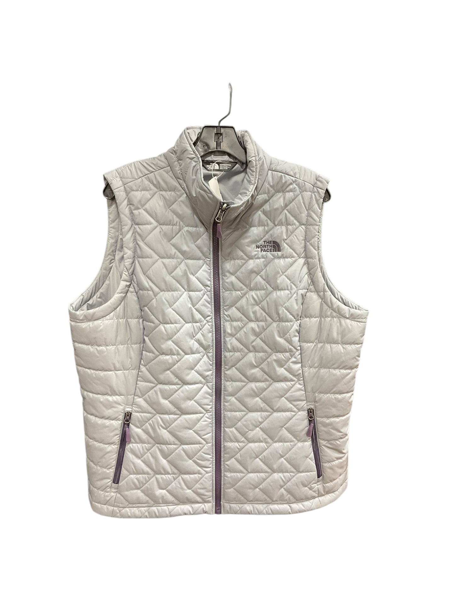 Vest Puffer & Quilted By The North Face In Grey, Size: Xxl