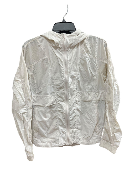 Jacket Windbreaker By Lululemon In Beige, Size: S