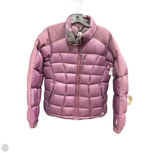 Jacket Puffer & Quilted By Eddie Bauer In Purple, Size: M