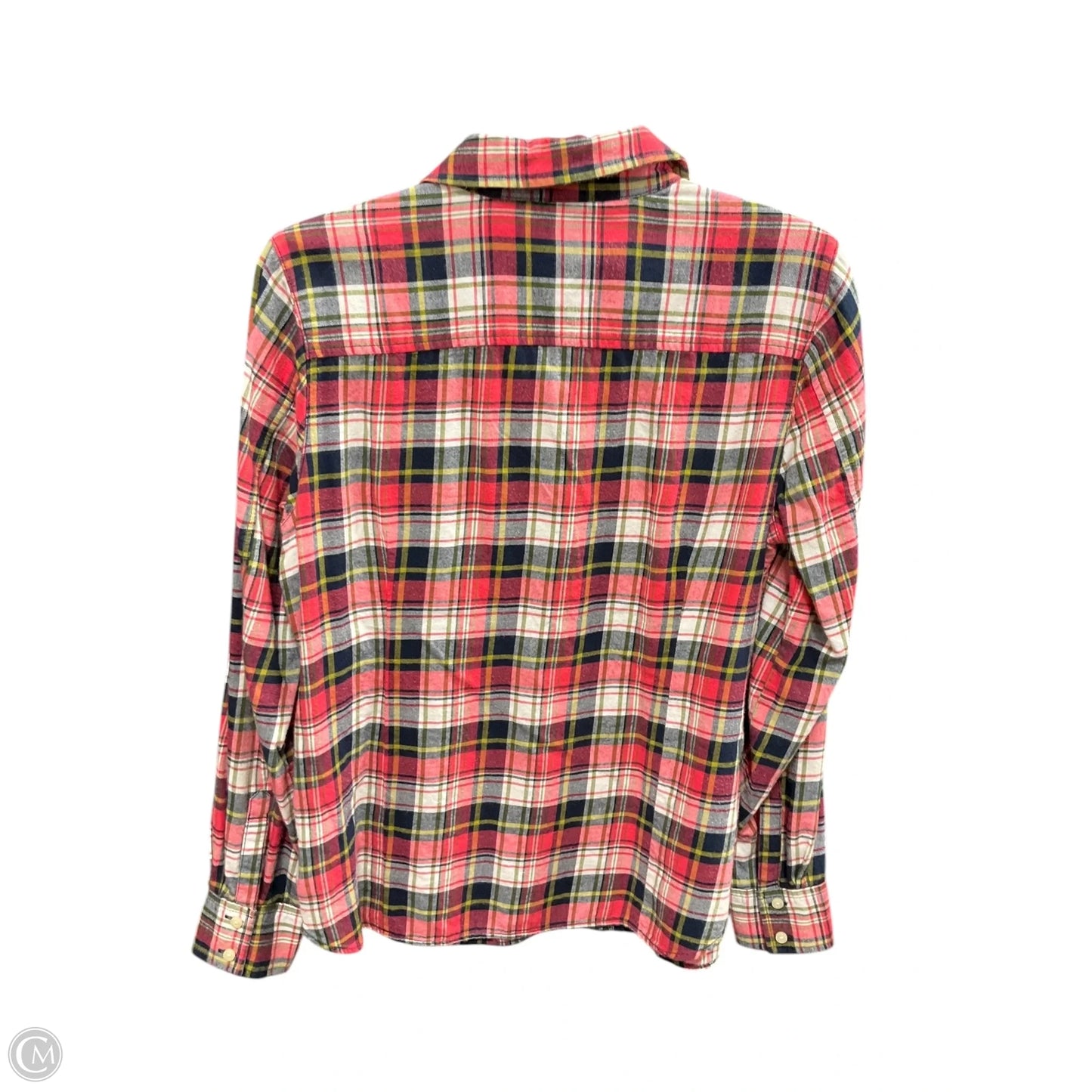 Blouse Long Sleeve By Tommy Hilfiger In Multi-colored, Size: M