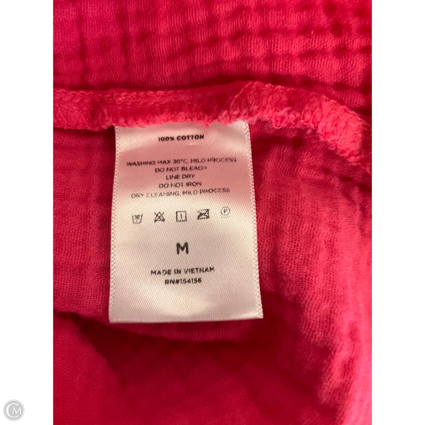 Top Long Sleeve Basic By Clothes Mentor In Pink, Size: M
