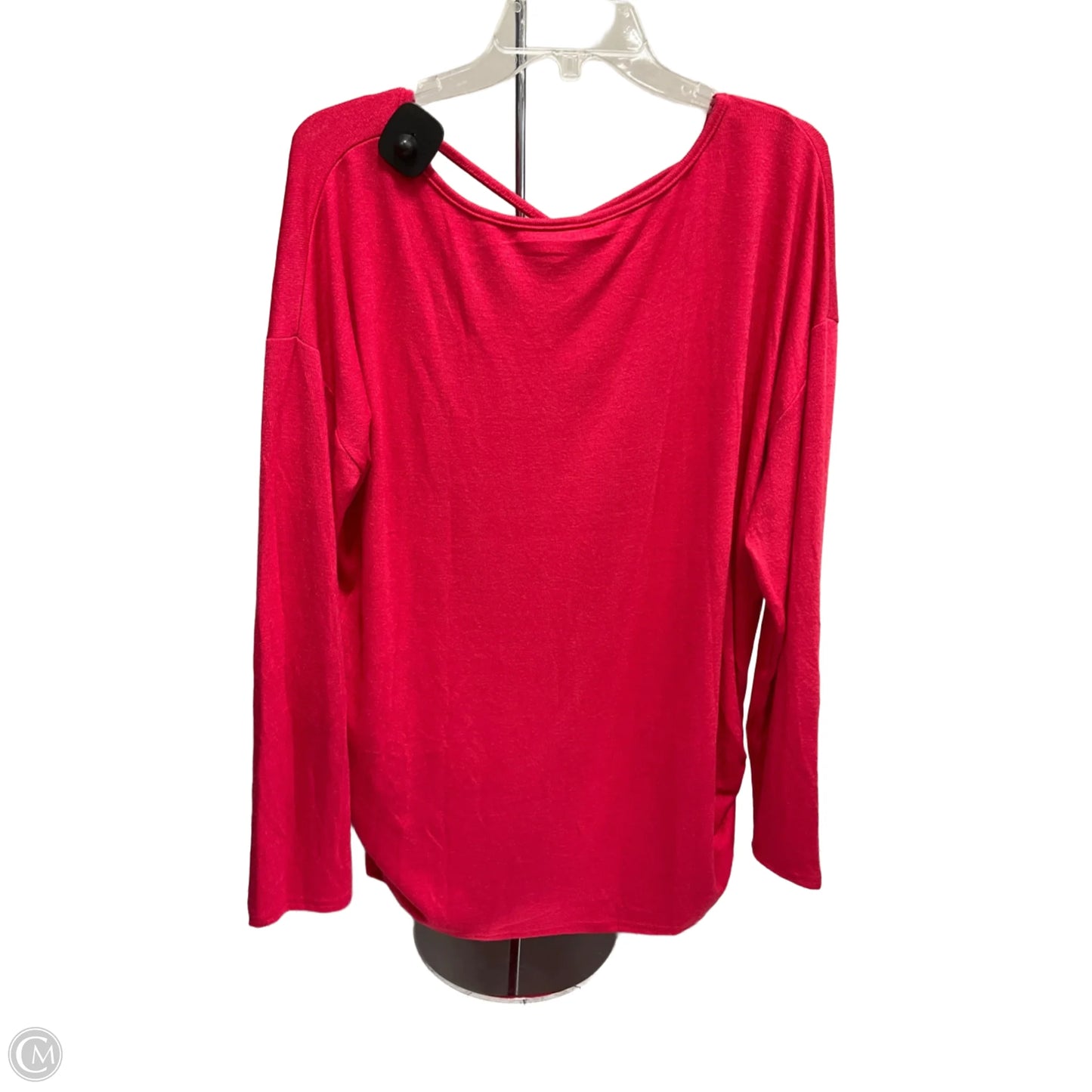 Top Long Sleeve Basic By Clothes Mentor In Red, Size: Xl