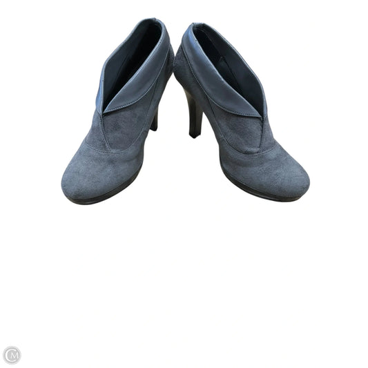 Shoes Heels Stiletto By Fioni In Grey, Size: 8.5