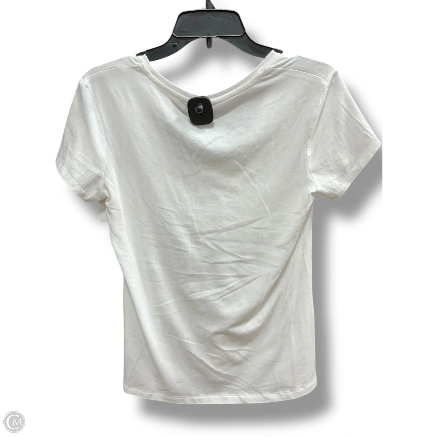 Top Short Sleeve Basic By Banana Republic In White, Size: Sp