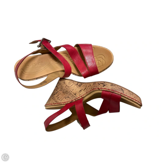 Sandals Heels Block By Born In Red, Size: 10