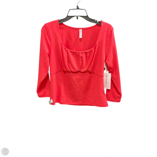 Top Long Sleeve Basic By Athleta In Orange