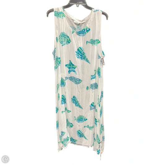 Swimwear Cover-up By Kaktus In Animal Print, Size: Xxl