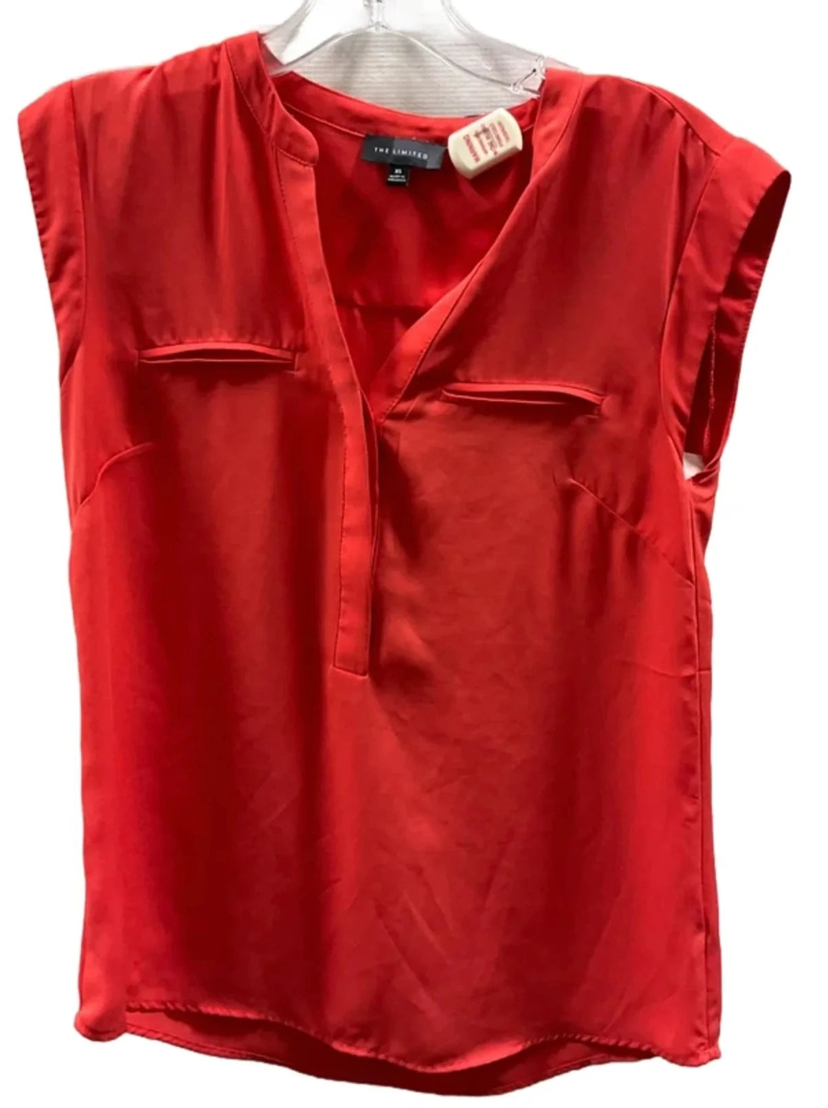 Top Sleeveless Basic By Limited In Orange, Size: Xs