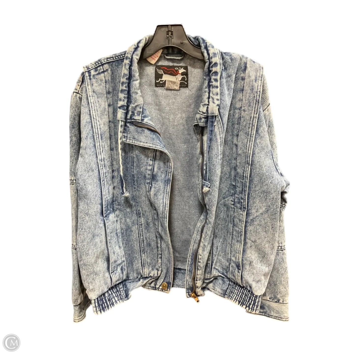 Jacket Denim By Clothes Mentor In Blue Denim, Size: M