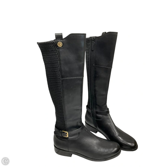Boots Knee Heels By Cole-haan In Black, Size: 8