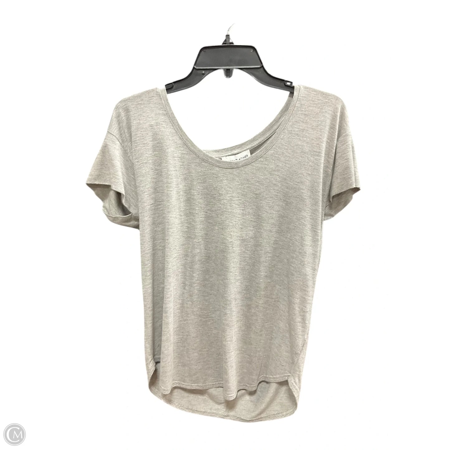 Top Short Sleeve Basic By Gibson And Latimer In Grey, Size: S