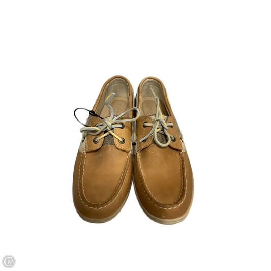 Shoes Flats By Sperry In Tan, Size: 9.5