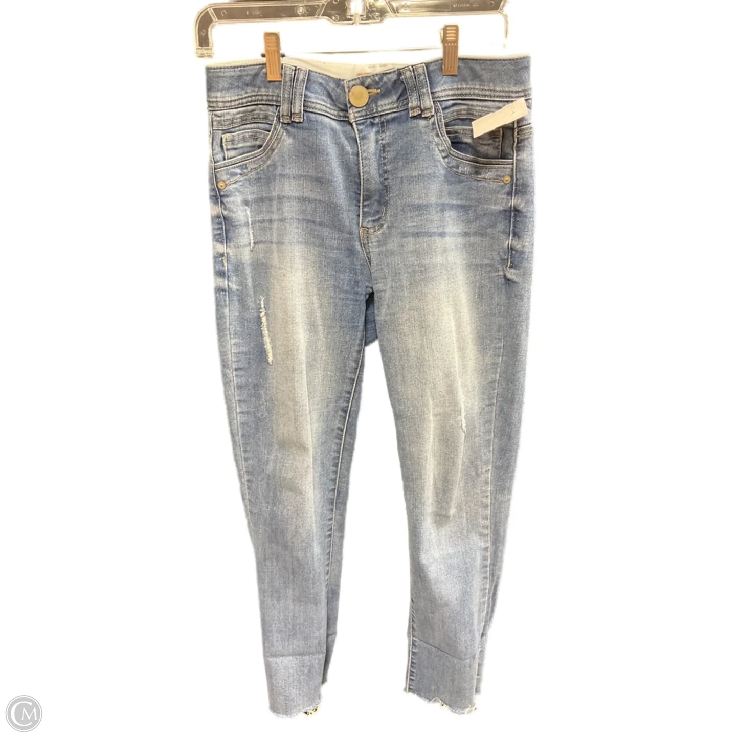 Jeans Straight By Democracy In Blue Denim, Size: 2